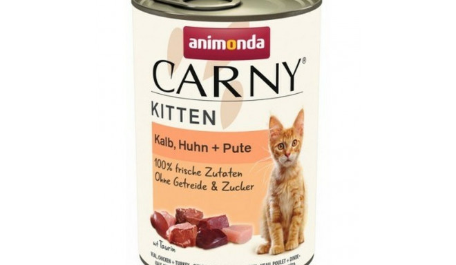 Cat food Animonda Carny Chicken Turkey Veal 400 g