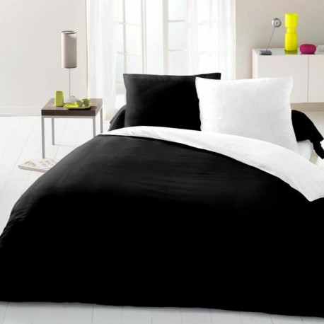 Duvet cover set Lovely Home Black Bicoloured 240 x 260 cm
