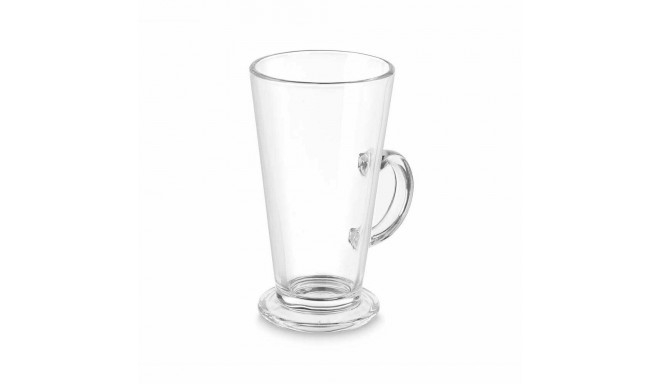 Wineglass Cafe Latte Transparent Glass 280 ml (24 Units)