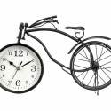 Table clock Bicycle Black Metal 36 x 22 x 7 cm (4 Units)