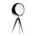 Table clock Tripod Black Metal 14 x 30 x 11 cm (4 Units)