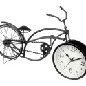 Table clock Bicycle Black Metal 42 x 24 x 10 cm (4 Units)
