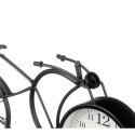 Table clock Bicycle Black Metal 40 x 19,5 x 7 cm (4 Units)