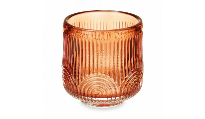 Svijećnjak Gift Decor GJS7678BS-R GJS7678BS-R Oranž Kivi Kristall 7,5 x 7,8 x 7,5 cm Triibud (12 Ühi