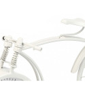 Table clock Bicycle White Metal 38 x 20 x 4 cm (4 Units)