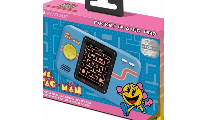 Pārnēsājama Spēļu Konsole My Arcade Pocket Player PRO - Ms. Pac-Man Retro Games Zils