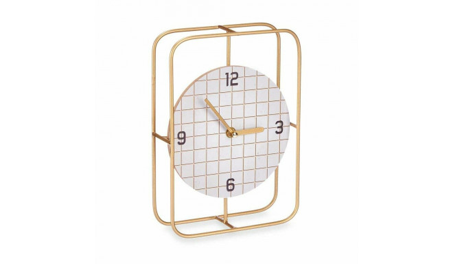Zegar stołowy Ruuduline Must Metall Puit MDF 18,5 x 25,5 x 6 cm (6 Ühikut)