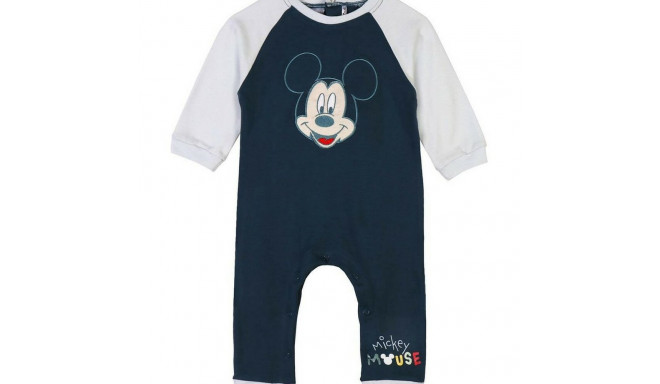 Baby's Long-sleeved Romper Suit Mickey Mouse Blue - 36 Months