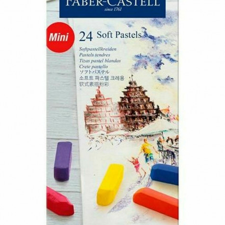 Set of soft pastel chalks Faber-Castell Multicolour (5 Units)