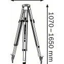 Kaasaskantav Statiiv BOSCH BT 170 HD