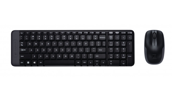 Logitech MK220 Combo Wireless Keyboard and Mouse US Black