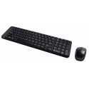 Logitech MK220 Combo Wireless Keyboard and Mouse US Black