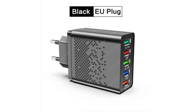 5 Ports Quick Charge 3.0 USB Charger Adapter For Fast Charging