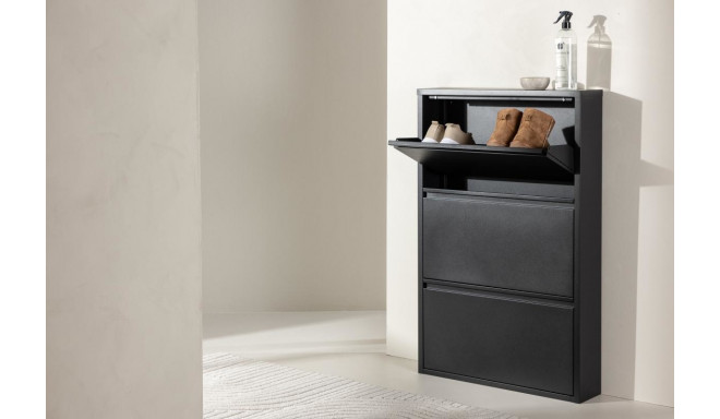 Jalanõudekapp Bonito, must