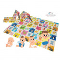 Bocioland soft folding play mat 150x200 cm happy day BL123