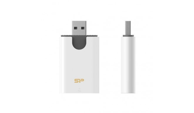 Silicon Power Combo card reader USB 3.2 Gen 1 (3.1 Gen 1) Type-A White