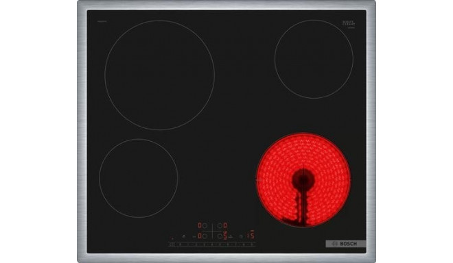 Bosch Serie 6 PKE645FP2E hob Black Built-in 60 cm Ceramic 4 zone(s)