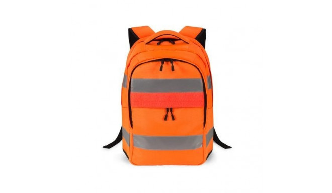 DICOTA Hi-Vis backpack Orange Polyethylene terephthalate (PET), Thermoplastic polyurethane (TPU)