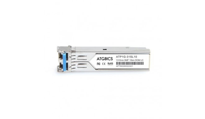 ATGBICS J4859D HPE Compatible Transceiver SFP 1000Base-LX (1310nm SMF 10km LC DOM)