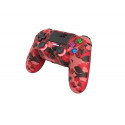 Dragonshock Mizar Camouflage, Red Bluetooth Gamepad Analogue / Digital PlayStation 4