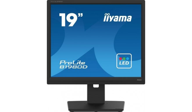 iiyama ProLite B1980D-B5 computer monitor 48.3 cm (19&quot;) 1280 x 1024 pixels SXGA LCD Black