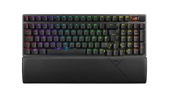 ASUS ROG Strix Scope II 96 Wireless keyboard Gaming USB + RF Wireless + Bluetooth QWERTZ German Blac