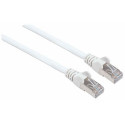 Intellinet Network Patch Cable, Cat7 Cable/Cat6A Plugs, 15m, White, Copper, S/FTP, LSOH / LSZH, PVC,