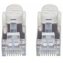 Intellinet Network Patch Cable, Cat7 Cable/Cat6A Plugs, 10m, Grey, Copper, S/FTP, LSOH / LSZH, PVC, 