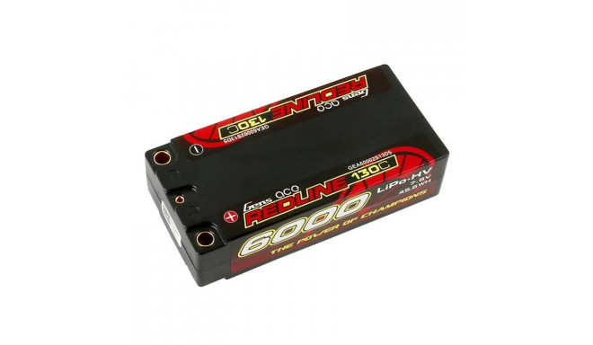 Gens Ace Redline 6000mAh 7.6V 130C 2S2P HardCase HV Shorty Battery