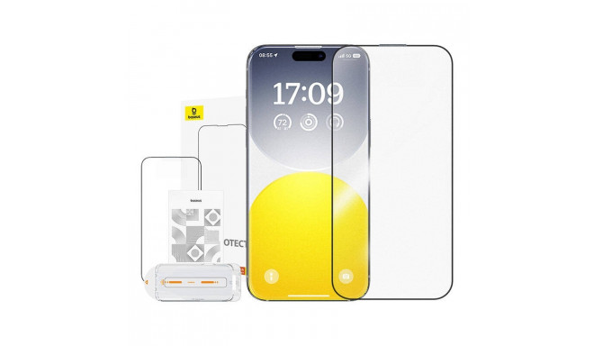 Tempered Glass Baseus Crystalline Anti-Glare iPhone 15 Plus