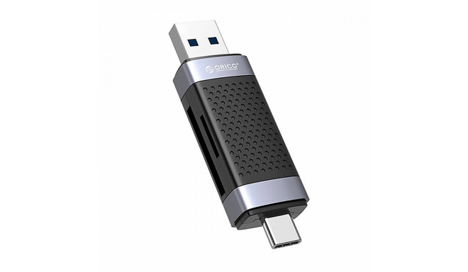 Orico CD2D-AC2-BK-EP TF/SD memory card reader, USB + USB-C (black)