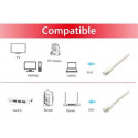 Equip Cat.6A Platinum S/FTP Patch Cable, 10m, White
