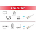 Equip Cat.6 S/FTP Patch Cable, 40m, White