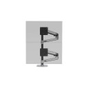 Ergotron LX Series LX Dual Stacking Arm Tall Pole 101.6 cm (40") Aluminium Desk