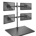 Lindy Quad Display Bracket w/ Pole & Desk Clamp