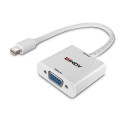 Lindy 38317 video cable adapter 0.16 m Mini DisplayPort VGA (D-Sub) White