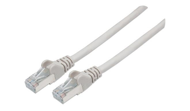 Intellinet Network Patch Cable, Cat6A, 2m, Grey, Copper, S/FTP, LSOH / LSZH, PVC, RJ45, Gold Plated 