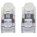 Intellinet Network Patch Cable, Cat6A, 2m, Grey, Copper, S/FTP, LSOH / LSZH, PVC, RJ45, Gold Plated 