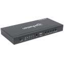 Manhattan 1080p 4-Port HDMI Multiviewer Switch, Switch with Four Inputs on One Display, Video Bandwi