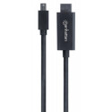 Manhattan Mini DisplayPort 1.1 to HDMI Cable, 1080p@60Hz, 1.8m, Male to Male, Black, Three Year Warr