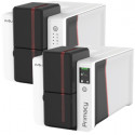 Evolis Primacy 2 Duplex, Go Pack dual sided, single sided, 12 dots/mm (300 dpi), USB, Ethernet, red 