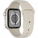 Apple Watch 9 GPS 41mm Alu Starlight Sport Armband S/M