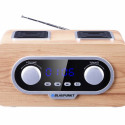 Portable radio FM PLL SD/USB/AUX with battery and clock