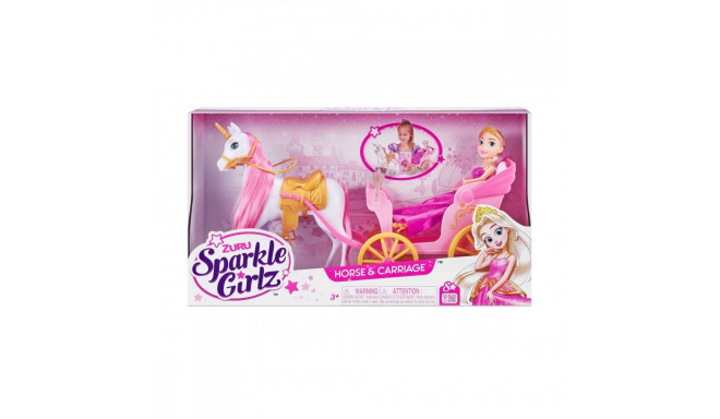 Doll Princess 10.5 inches with carriage