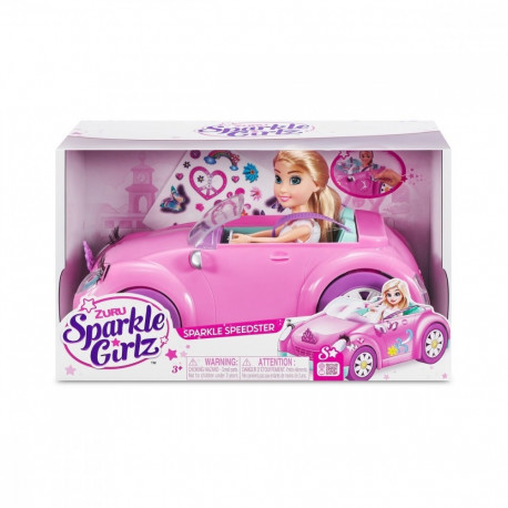 Dolls playset 10.5 inches Pink Cabriolet