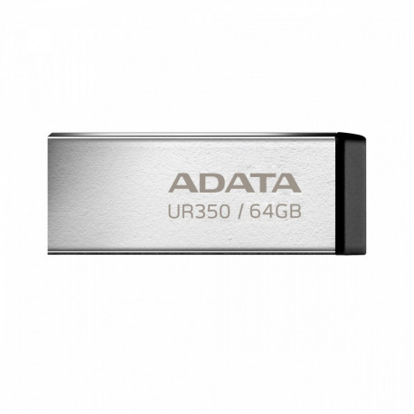 Adata flash drive UR350 64GB USB3.2 Gen1 Metal, black
