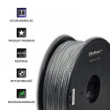 Filament for 3D prit PLA PRO, 1.75m, Silver