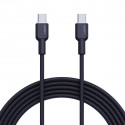 AUKEY CB-NCC1 Nylon Cab le USB C - USB C 1m 3A