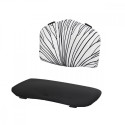 Pillow for ENOCK highchair Blak and white