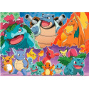 Puzzle 4x100 elementów Pokemon